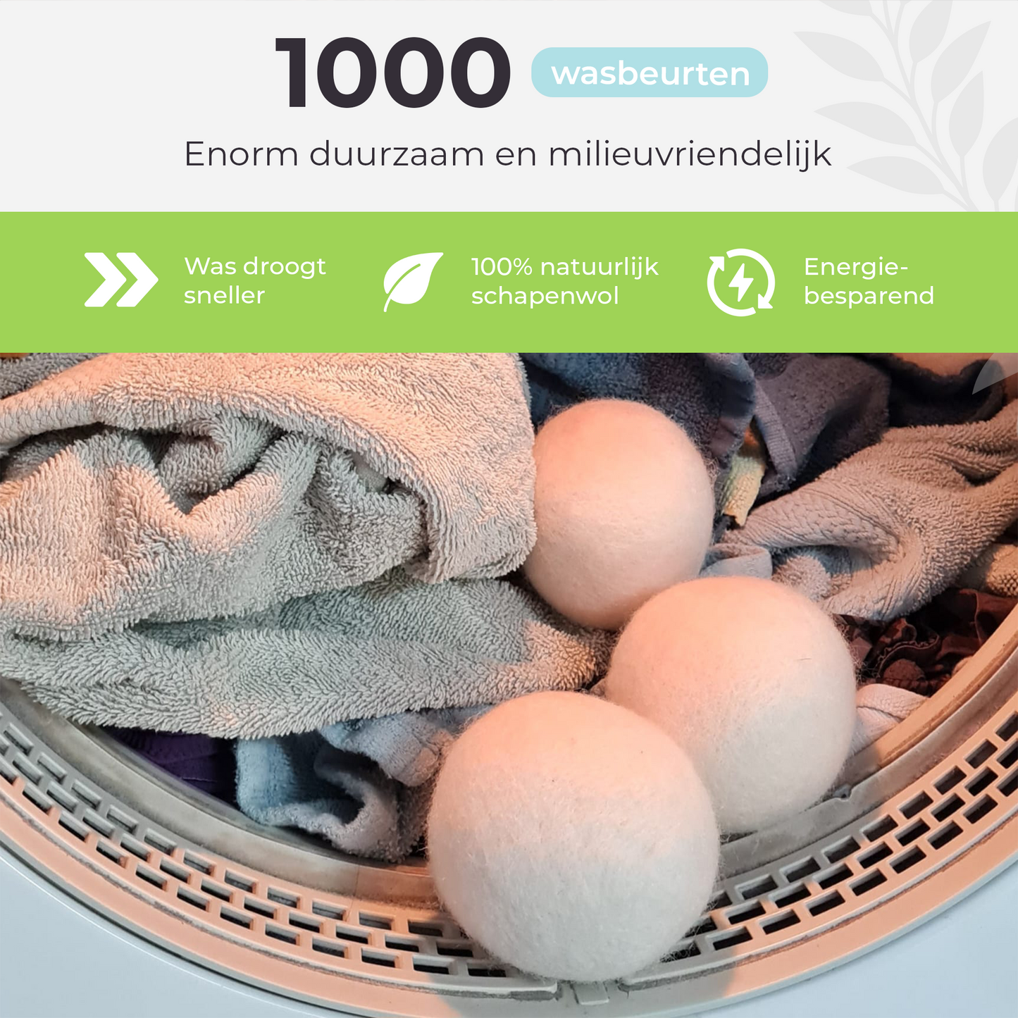 IntraSellers Boules de séchage avec 6 huiles essentielles – Séchage 25 à 40 % plus rapide – Vêtements doux – Boules de séchage – Pas de lavage statique – Boule de lessive – Durable – Boules de séchage – Boules de lessive