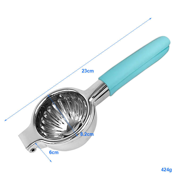 IntraSellers Citruspers  – Handmatig – Roestvrij Staal - silicone Handvat