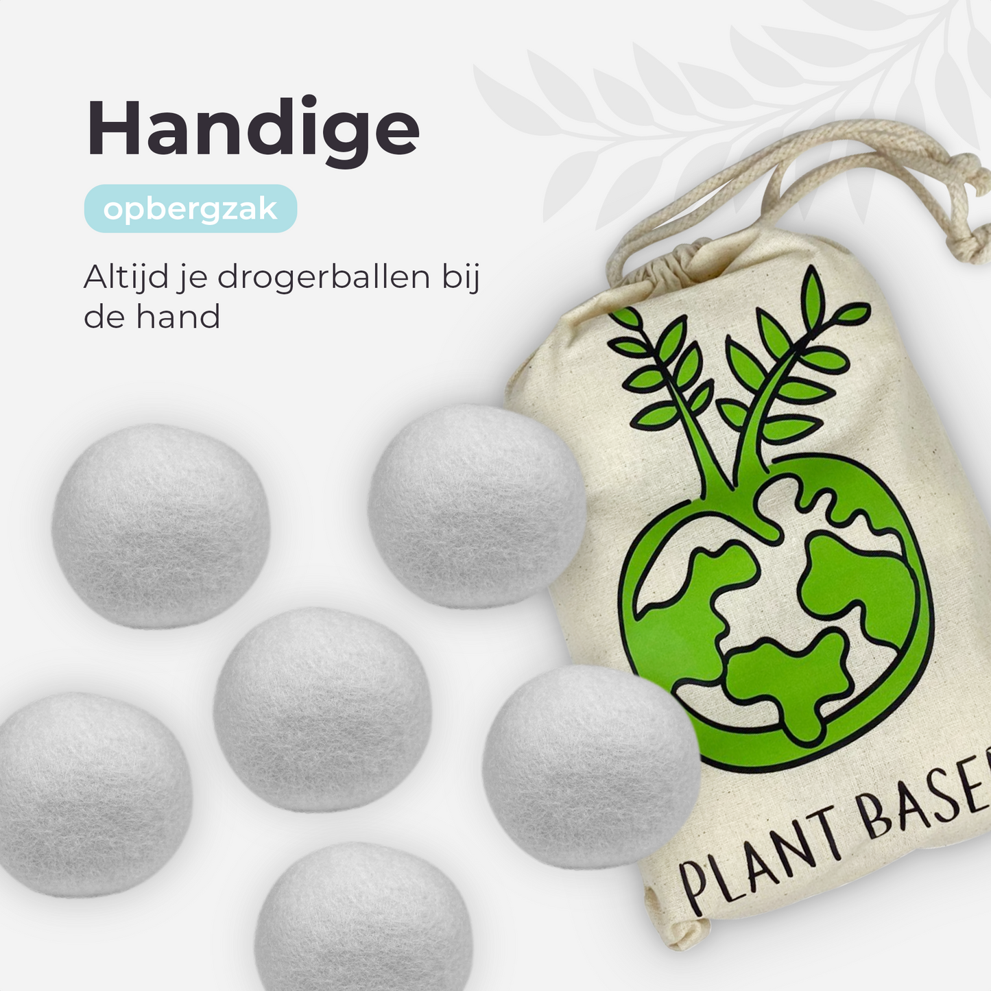 Drogerballen met 6 Etherische Oliën – 100% Natuurlijk – Energie Besparend