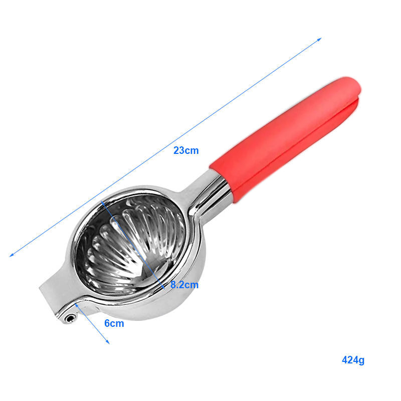 IntraSellers Citruspers  – Handmatig – Roestvrij Staal - silicone Handvat