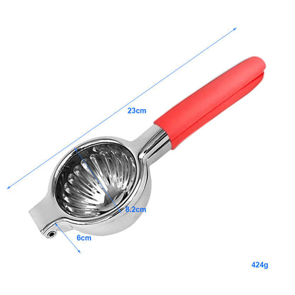 IntraSellers Citruspers  – Handmatig – Roestvrij Staal - silicone Handvat